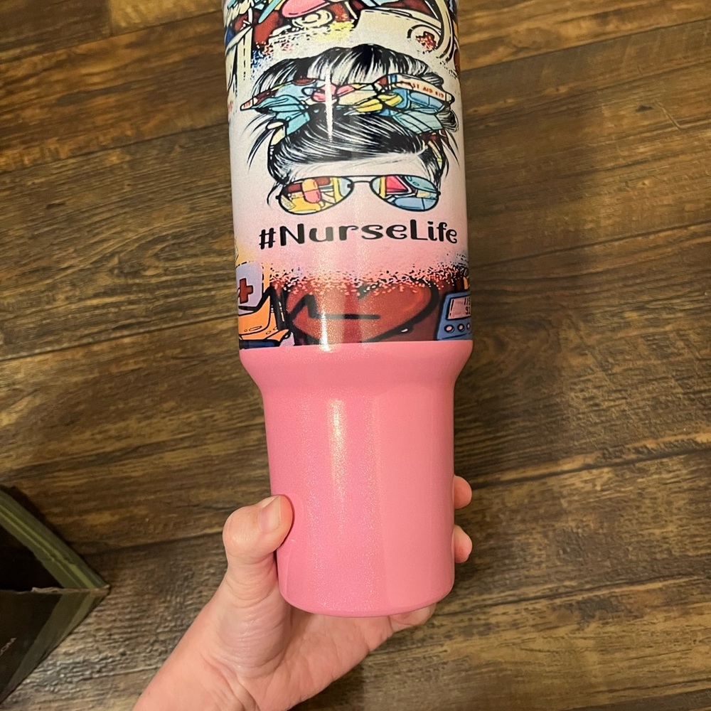 Pink NurseLife Tumbler